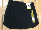New Member s Mark Women s Woven Trek Skort W  Pockets Skirt Shorts Black