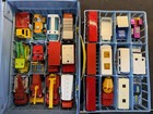 Lot Of 24 Vintage 1970s Matchbox Trucks  Buses   Tractors In Mb Collector Case