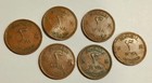Lot 6 Coins Muscat   Oman Dhofar Province  3 Baisa Ah1378 - 1958  Km 30 