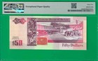 Belize 50 Dollars 1990  P56a  Pmg Gem Unc  65  Epq  Try Me With Your Offer 
