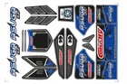 Team Corally Cor00180-858-b Blue Body Decal Sheet Pre-cut Asuga Xlr Buggy Wrap