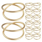14 Pcs Double Napkin Dinner Holders Holiday Table Decor