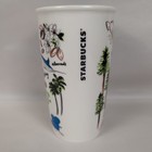 Starbucks California White Ceramic Traveler Tumbler Coffee Mug 10oz New In Box