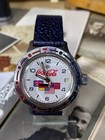 Rare Watch Wostok Vostok Coca-cola 2614 Rus Collectible Watch Advertising 90s