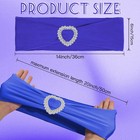 100pcs Royal Blue Spandex Chair Sashes With Buckle For Weddings   Events