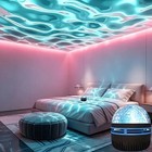 Rgb Galaxy Star Projector Ocean Wave Ripple Night Light Bedroom