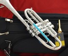Streamline Design Professional C Key Trumpet Silver Horn Monel Valves