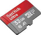 Sandisk Ultra 16 64 128 Gb  Sd Sdhc Sdxc Lot Class10 Microsd Or Sd Card