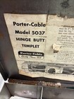 Porter Cable 5037 Hinge Butt Templet Kit