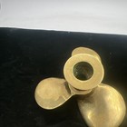 Vintage Brass Nautical Boat Ship Propeller Candle Stick Holder 2 5   
