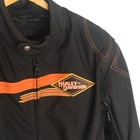 Vintage Harley-davidson Jacket Mens Large Orange Motorcycle 97479-05vm 00s