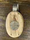 Maritime Wood Block Tackle Pulley- Preowned
