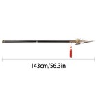 Handmade Warrior Spear Traditional Chinese Weapon Old Weapon Metal 56 3 In