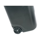 Rubbermaid 50 Gal Roughneck Wheeled Plastic Garage Trash Can  Black
