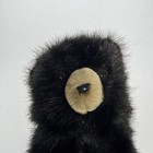 Folkmanis Plush Baby Black Bear Hand Puppet 9  Stuffed Animal Realistic Toy