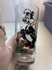 2 1976 Pepsi Collector Series Pepe Le Pew   Daffy Duck Promo Glass