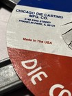 Chicago Die Casting 800a -1 2    Bore 8    V-belt Pulley 1single Groove A Section