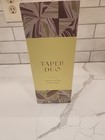 Anthropologie Taper Candle Duo 1 Wax Yellow Taper Candle   1 Holder New In Box
