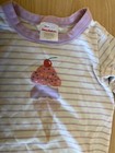 Hanna Andersson Pajama Set 140 Cm Us Size 10 Purple Ice Cream Print Shorts