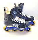 Mission Proto Violator Si Inline Roller Hockey Skates  Black Blue - Size 5d