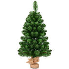 Artificial Pvc Christmas Tree Small Holiday Season Home Decoration Decor 3ft