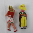 Vintage 1930s-50s Celluloid Doll Set Made In Japan Flawed Plastic Toy Collectors