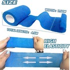 15pcs Self Adhesive Bandage Wraps 3 x5 Yard Elastic Athletic Tape First Aid