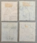 Tripolitania Great Britain East African 17-19  21   1950 Surcharged Stamps Used
