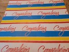 Vintage Lot 4 Gift Wrap Wrapping Paper Assorted 4 Sheets Caspari Junk Journal