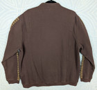 Star Wars Disney Galaxy Edge Jacket  Xl Brown Full Zip Rebel Resistance Fleece