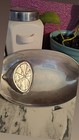 Vintage 1996 Mariposa Brillante Handcrafted Recycled Aluminum Lemon Citrus Dish