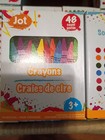 Jot Activity Crayons 48 Count Unities Craies De Cire Free Shipping