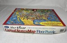 Vintage Jaymar Walt Disney U s  Map Pictoral Mickey Puzzle Missing Maine