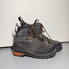 Us9m 10w Salomon Super Mountain 9 Ice Climbing Mountaineering Boots Black Orange