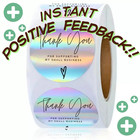     10pcs Thank You For Supporting My Business Decals Seals Labels Craft Stickers 