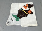 Vtg 1930s Walt Disney Snow White s Six Dwarfs Kids Hankie  missing Bashful 