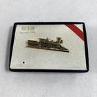 Vtg Hickok L n System The General Steam Engine 1 5 8 Inch Gold Tone Tie Clip