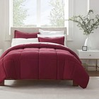 Chezmoi Collection 3-piece Down Comforter Set  Lightweight All Seasons New