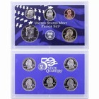 2001 S Clad Proof Set In Original Box Us Mint With Coa  10 Coin Set 