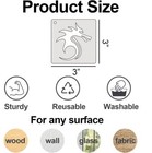 Dragon Stencils For Painting 3inch Reusable Dragon Stencil Template Stencils