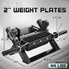 Yes4all Tibialis Trainer Calf Raise Machine Tibia Dorsi - Black