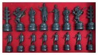 Vtg 1963 Classic Games Co Ny Ancient Rome Chessmen 32 Pcs-no Board-in Orig Box