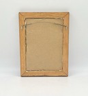 Vintage Pressed Dried Flower Botanical Art Oak Frame Cottagecore Boho Rustic