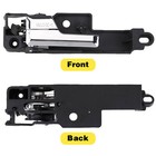 Interior Door Handle For 2006-2012 Ford Fusion Mkz Front Left Driver Side Chrome