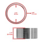 Caltric Exhaust Muffler Gasket For Kawasaki Ninja Zx6r Zx636 Abs 2013-2020