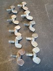  10  Vintage 1960 s Ludwig 1 4 -20 Thread Mouse Ear Wing Screws Flat Base Stands