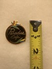 Vintage Pinback Pin Brooch Advertising Badge Button- Paradise Cafe