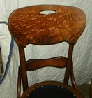 Pair Of Solid Quarter Sawn Oak Dinette Chairs   Side Chairs   sc173 