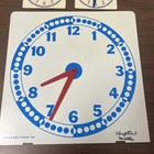 Vintage Clock Teach Analog Demonstration Teacher Large Size K-3rd W  5 Student