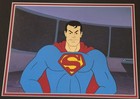 Superfriends Production Animation Cel Of Superman Framed Hand Painted Background